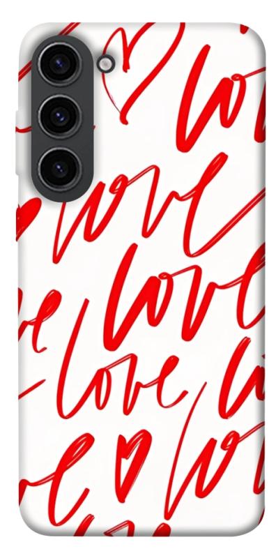 Чехол itsPrint Love handwriting для Samsung Galaxy S23, любовь, купить оптом с доставкой