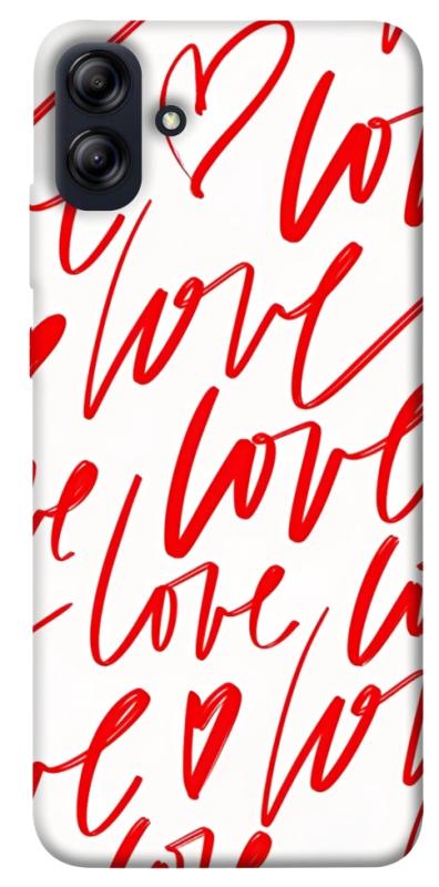 Чехол itsPrint Love handwriting для Samsung Galaxy A04e, любовь, купить оптом с доставкой