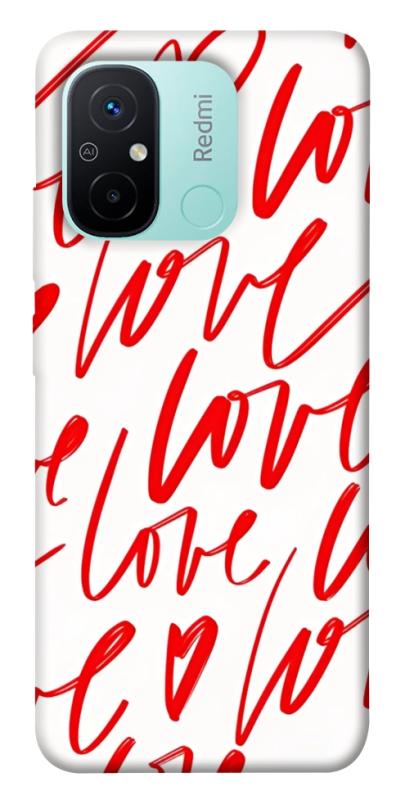 Чехол itsPrint Love handwriting для Xiaomi Redmi 12C, любовь, купить оптом с доставкой