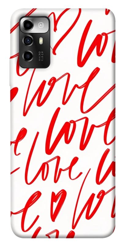 Чехол itsPrint Love handwriting для ZTE Blade V40 Vita, любовь, купить оптом с доставкой