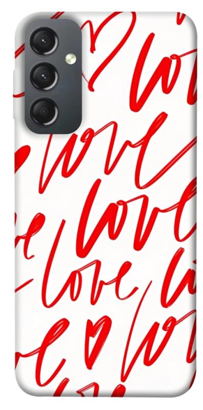 Чехол itsPrint Love handwriting для Samsung Galaxy A24 4G, любовь, купить оптом с доставкой