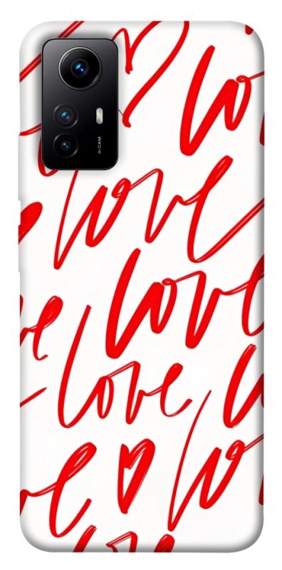Чехол itsPrint Love handwriting для Xiaomi Redmi Note 12S, любовь, купить оптом с доставкой