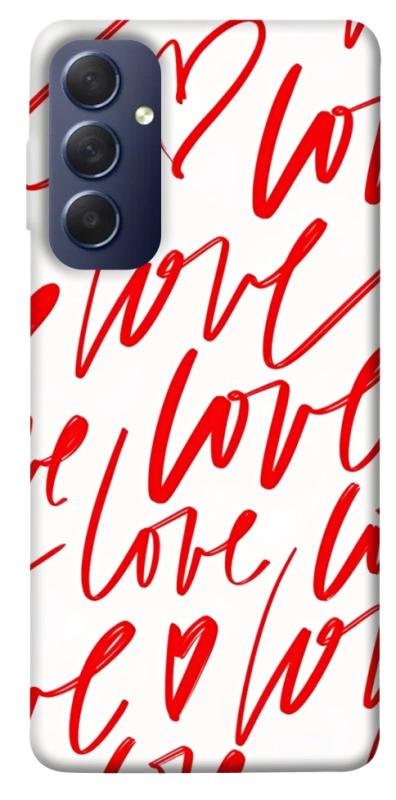 Чехол itsPrint Love handwriting для Samsung Galaxy M54 5G, любовь, купить оптом с доставкой