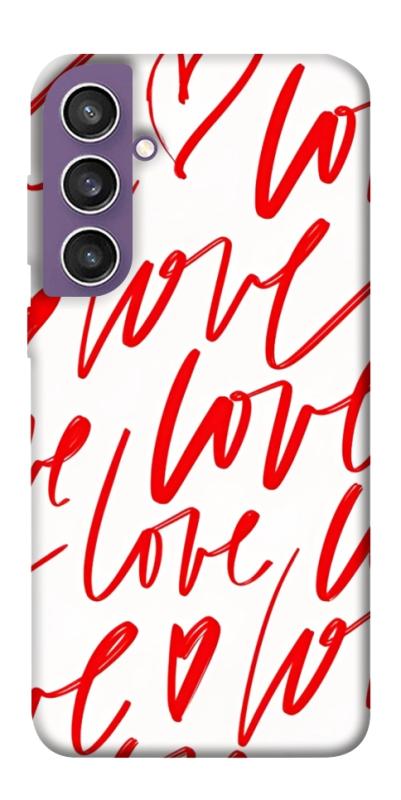 Чехол itsPrint Love handwriting для Samsung Galaxy S23 FE, любовь, купить оптом с доставкой