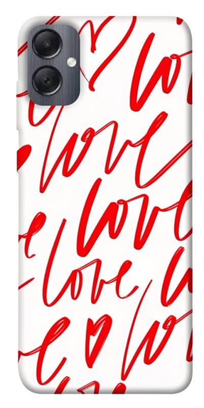 Чехол itsPrint Love handwriting для Samsung Galaxy A05, любовь, купить оптом с доставкой