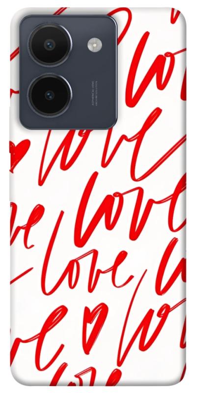 Чохол itsPrint Love handwriting для Vivo Y36, кохання, купити оптом з доставкою