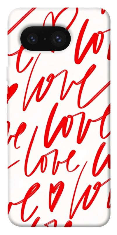 Чехол itsPrint Love handwriting для Google Pixel 8, любовь, купить оптом с доставкой