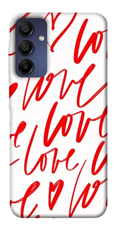 Чехол itsPrint Love handwriting для Samsung Galaxy A15 4G/5G, любовь, купить оптом с доставкой