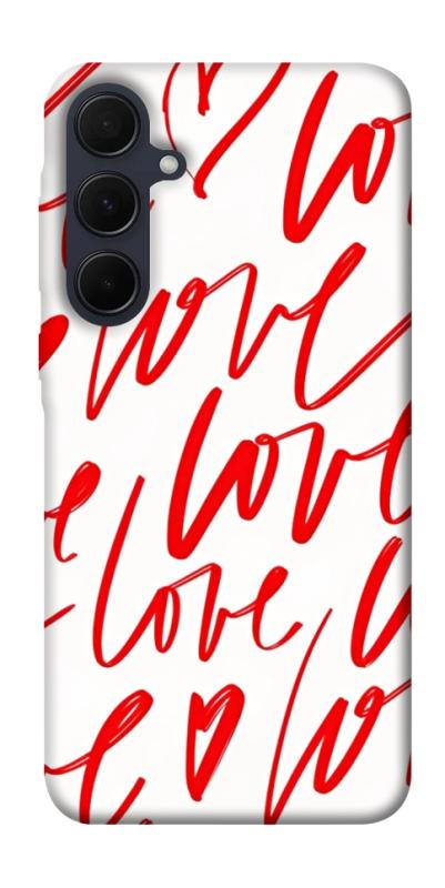 Чехол itsPrint Love handwriting для Samsung Galaxy A35, любовь, купить оптом с доставкой