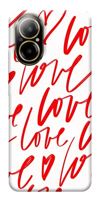 Чехол itsPrint Love handwriting для Realme C67 4G, любовь, купить оптом с доставкой