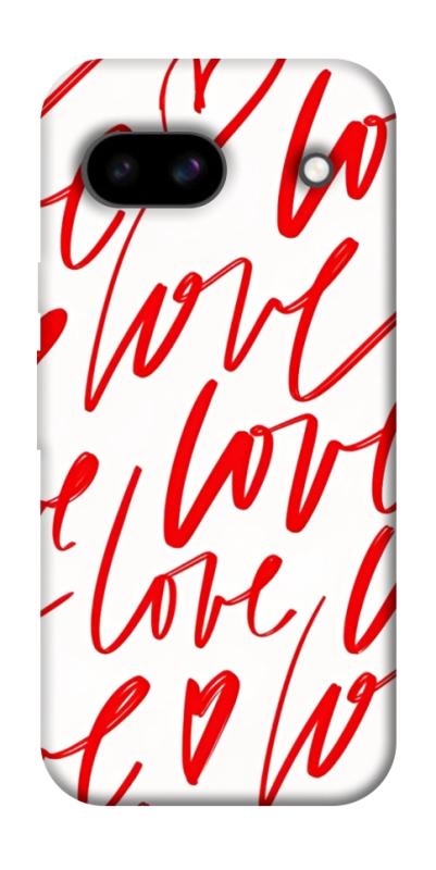 Чехол itsPrint Love handwriting для Google Pixel 8a, любовь, купить оптом с доставкой