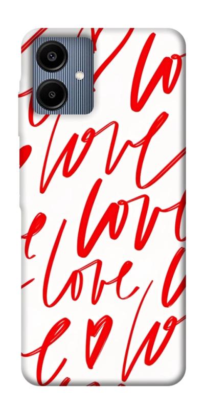 Чехол itsPrint Love handwriting для Samsung Galaxy A06, любовь, купить оптом с доставкой