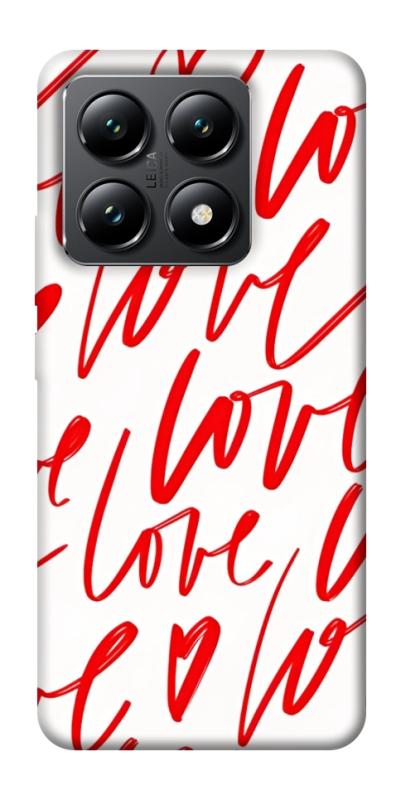 Чехол itsPrint Love handwriting для Xiaomi 14T, любовь, купить оптом с доставкой