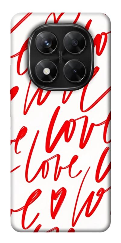Чехол itsPrint Love handwriting для Xiaomi Redmi Note 14 Pro 5G, любовь, купить оптом с доставкой