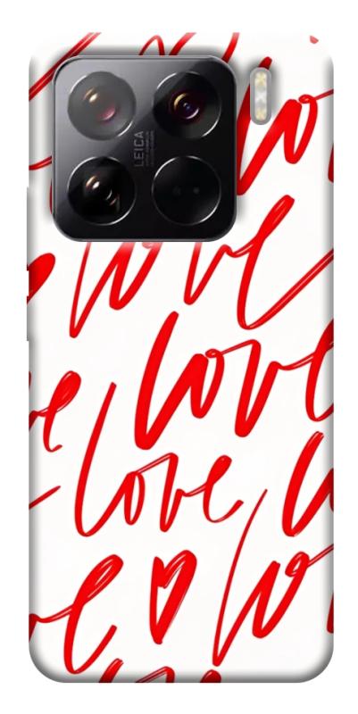 Чехол itsPrint Love handwriting для Xiaomi 15 Pro, любовь, купить оптом с доставкой