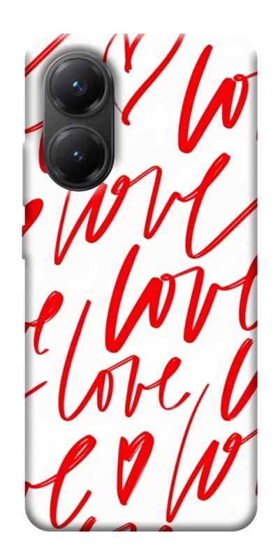 Чехол itsPrint Love handwriting для Xiaomi Poco X7 Pro, любовь, купить оптом с доставкой