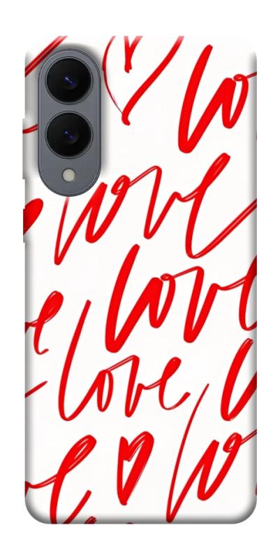 Чехол itsPrint Love handwriting для Samsung Galaxy S25 Edge, любовь, купить оптом с доставкой