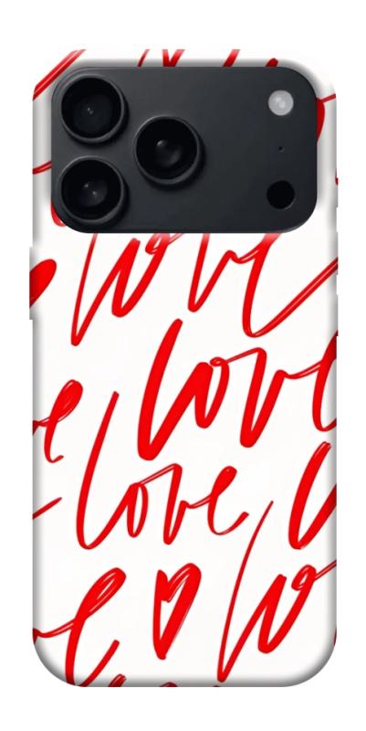 Чохол itsPrint Love handwriting для Apple iPhone 17 Pro Max (6.9"), кохання, купити оптом з доставкою