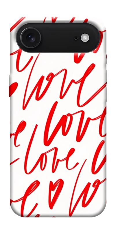 Чехол itsPrint Love handwriting для Apple iPhone 17 Air (6.5"), любовь, купить оптом с доставкой