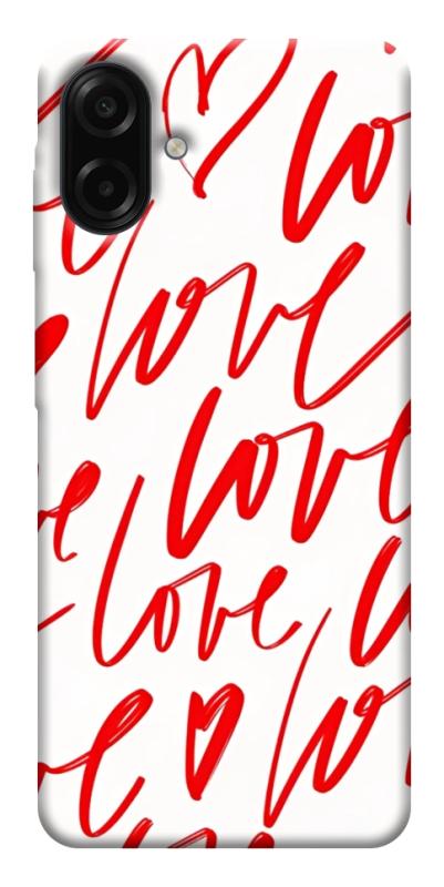 Чохол itsPrint Love handwriting для Samsung Galaxy A07, кохання, купити оптом з доставкою