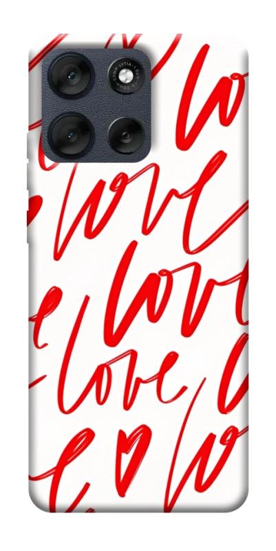 Чохол itsPrint Love handwriting для Motorola Moto G56 5G, кохання, купити оптом з доставкою