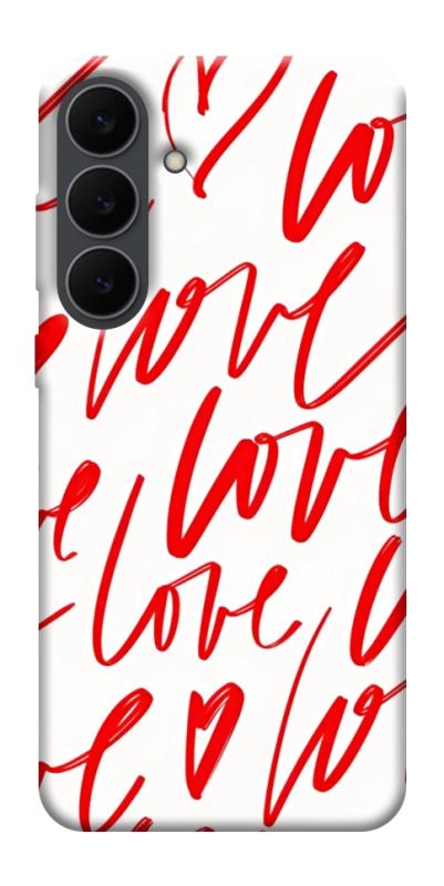 Чехол itsPrint Love handwriting для Samsung Galaxy S25 FE, любовь, купить оптом с доставкой