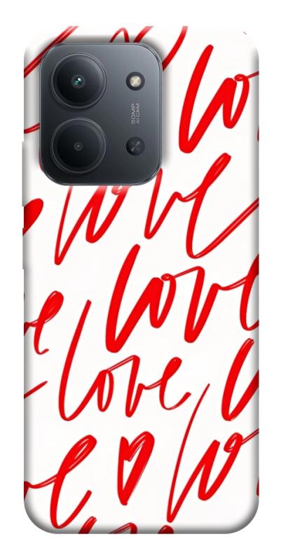 Чехол itsPrint Love handwriting для Xiaomi Redmi 15C (EU), любовь, купить оптом с доставкой