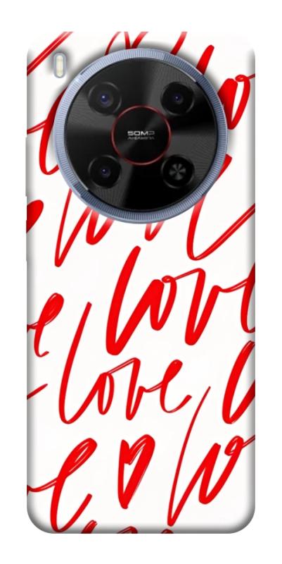 Чехол itsPrint Love handwriting для ZTE Nubia V70 Max, любовь, купить оптом с доставкой