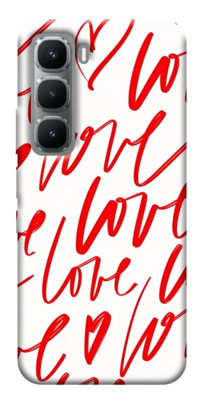 Чехол itsPrint Love handwriting для Infinix Hot 60 Pro+, любовь, купить оптом с доставкой