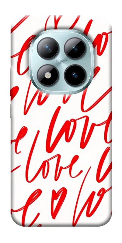 Чехол itsPrint Love handwriting для Xiaomi Redmi Note 15 Pro+ 5G, любовь, купить оптом с доставкой