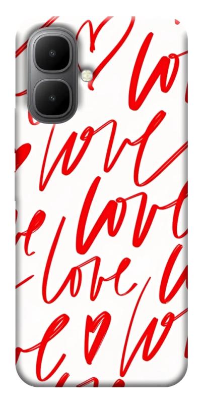 Чехол itsPrint Love handwriting для Infinix Smart 10, любовь, купить оптом с доставкой