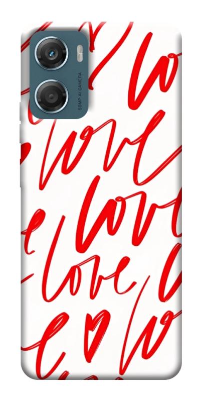 Чехол itsPrint Love handwriting для Motorola Moto G06, любовь, купить оптом с доставкой