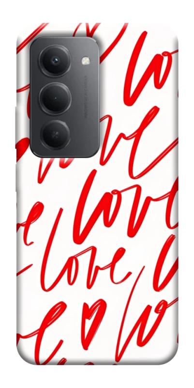 Чехол itsPrint Love handwriting для Xiaomi Redmi 15 (Global), любовь, купить оптом с доставкой