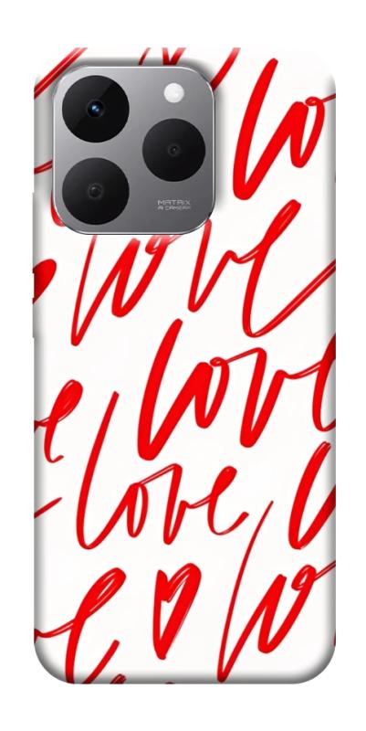 Чехол itsPrint Love handwriting для Realme 15T, любовь, купить оптом с доставкой