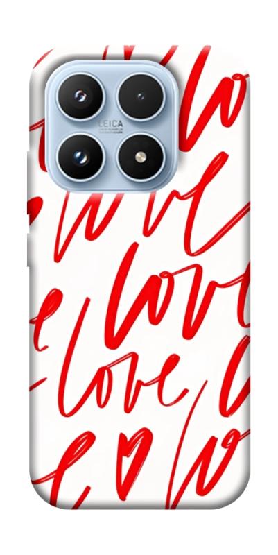 Чехол itsPrint Love handwriting для Xiaomi 17 Pro, любовь, купить оптом с доставкой