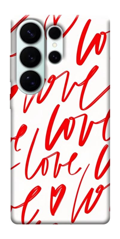 Чехол itsPrint Love handwriting для Samsung Galaxy S26 Ultra, любовь, купить оптом с доставкой
