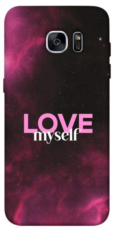 Чехол itsPrint Love myself для Samsung G935F Galaxy S7 Edge, любовь, купить оптом с доставкой
