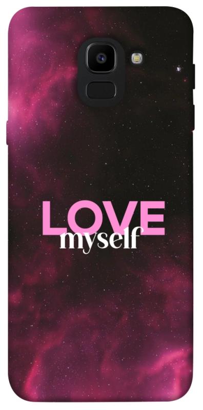 Чехол itsPrint Love myself для Samsung J600F Galaxy J6 (2018), любовь, купить оптом с доставкой