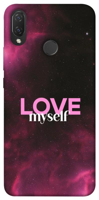 Чехол itsPrint Love myself для Huawei P Smart+ (nova 3i), любовь, купить оптом с доставкой