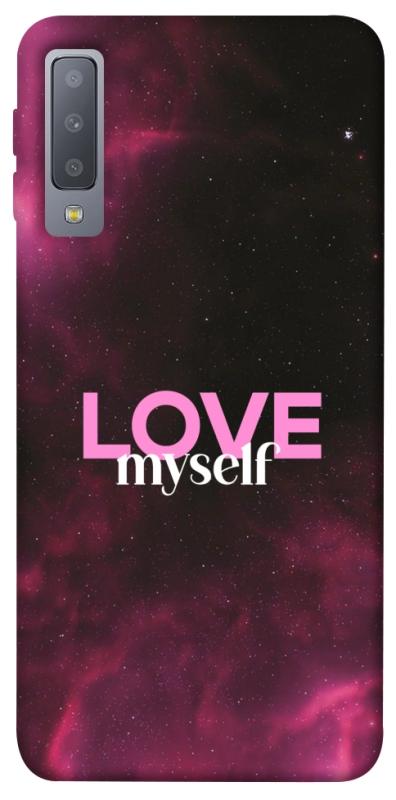 Чехол itsPrint Love myself для Samsung A750 Galaxy A7 (2018), любовь, купить оптом с доставкой