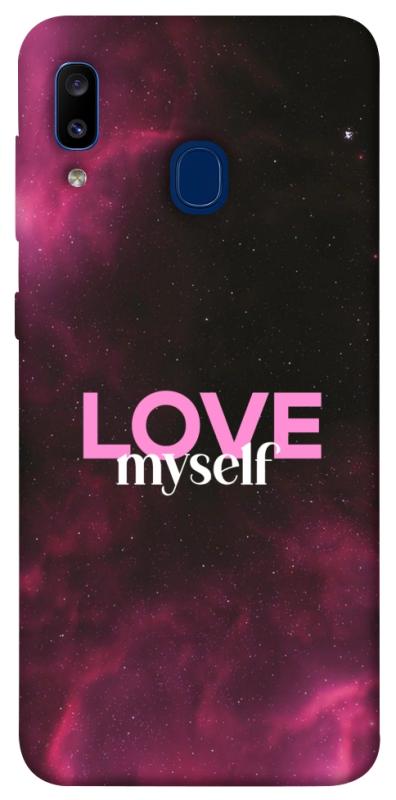 Чехол itsPrint Love myself для Samsung Galaxy A20 / A30, любовь, купить оптом с доставкой