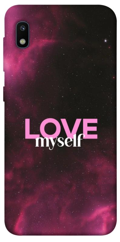 Чехол itsPrint Love myself для Samsung Galaxy A10 (A105F), любовь, купить оптом с доставкой