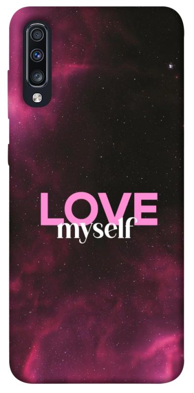 Чехол itsPrint Love myself для Samsung Galaxy A70 (A705F), любовь, купить оптом с доставкой