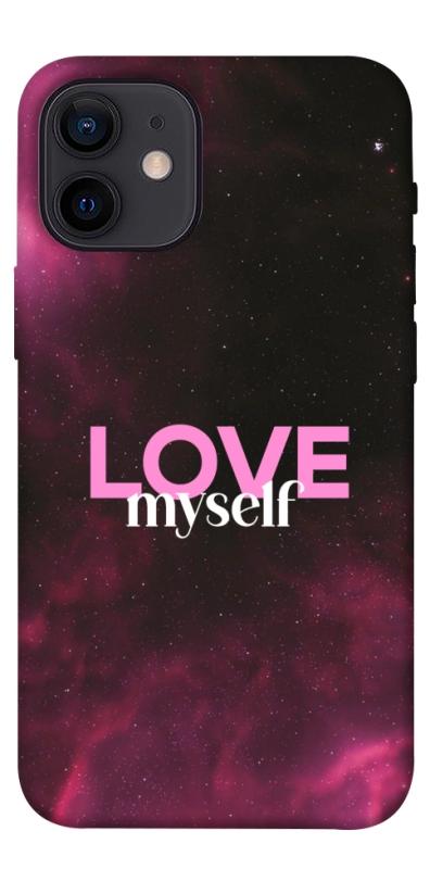 Чехол itsPrint Love myself для Apple iPhone 12 mini (5.4"), любовь, купить оптом с доставкой