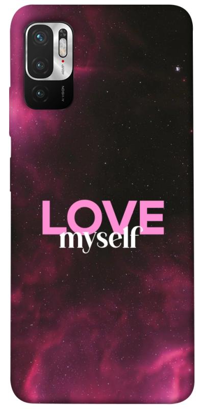 Чехол itsPrint Love myself для Xiaomi Redmi Note 10 5G, любовь, купить оптом с доставкой