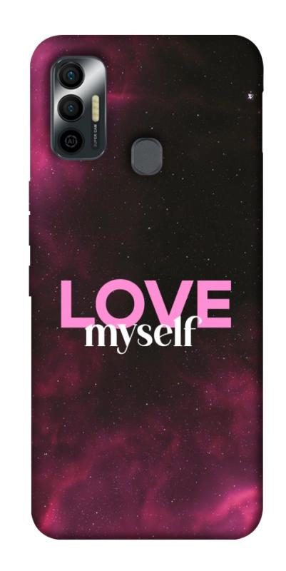 Чехол itsPrint Love myself для TECNO Spark 7, любовь, купить оптом с доставкой