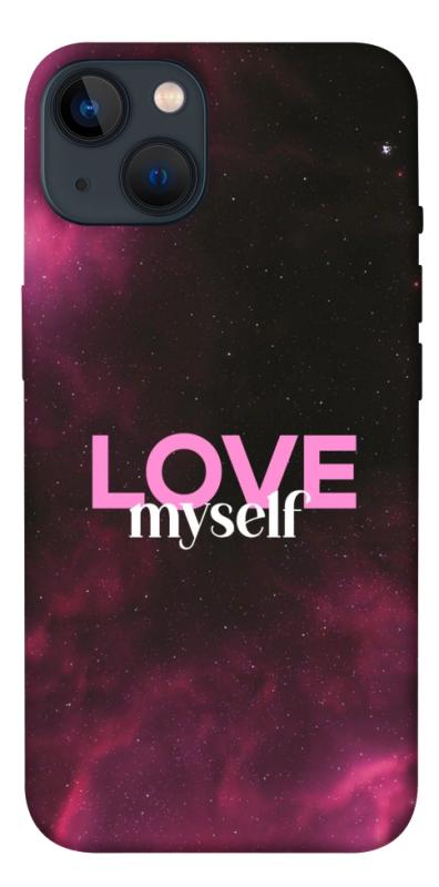 Чехол itsPrint Love myself для Apple iPhone 13 (6.1"), любовь, купить оптом с доставкой