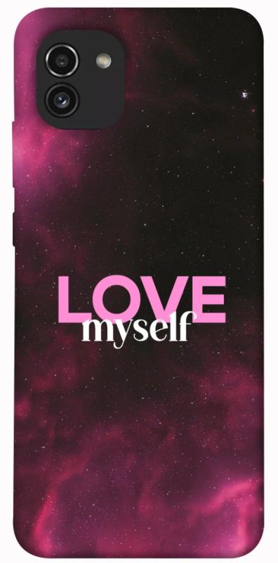 Чохол itsPrint Love myself для Samsung Galaxy A03, кохання, купити оптом з доставкою