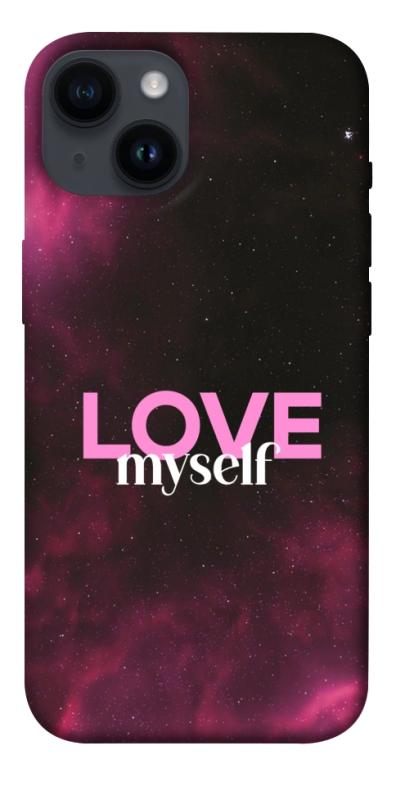 Чехол itsPrint Love myself для Apple iPhone 14 (6.1"), любовь, купить оптом с доставкой