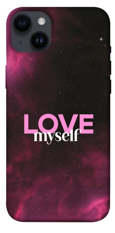 Чехол itsPrint Love myself для Apple iPhone 14 Plus (6.7"), любовь, купить оптом с доставкой